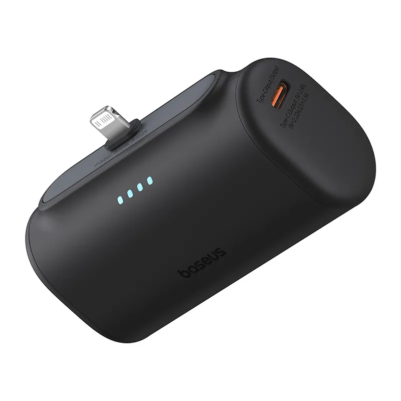 BASEUS COMPACT FAST CHARGING POWER BANK TYPE C EDITION 5000MAH 20W CLUSTER BLACK P10068306113-00-BK thumbnail 5