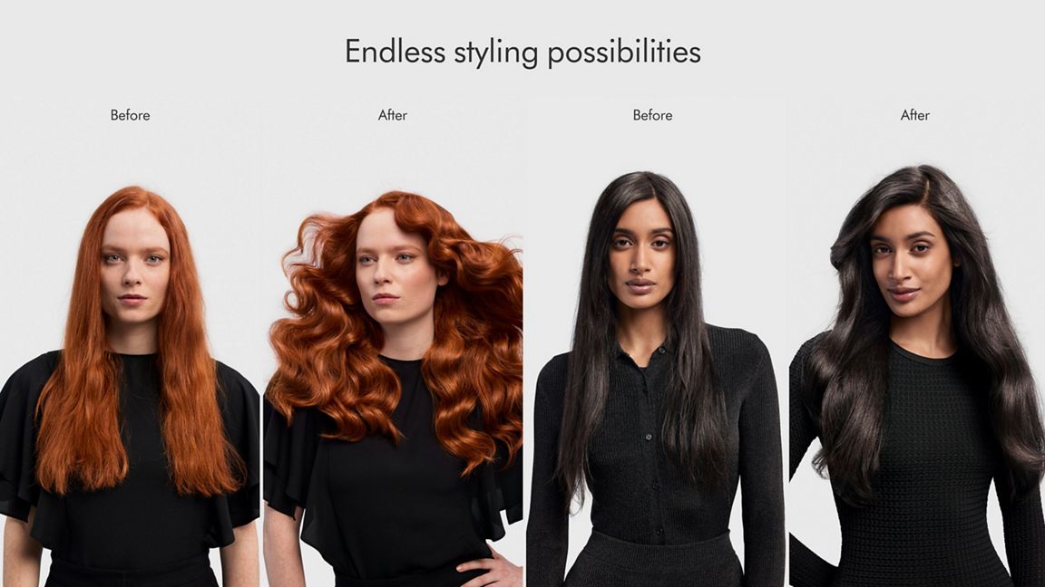 DYSON AIRWRAP I.D MULTI STYLER AND DRYER STRAIGHT+WAVY AMBER SILK HS08 thumbnail 16
