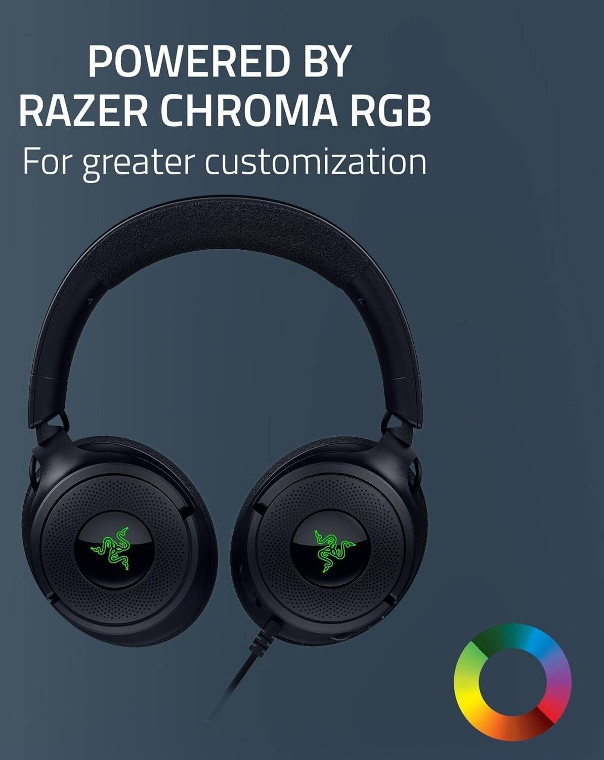 Razer Kraken V4 X Wired Gaming Headset (Black, RZ04-05180100-R3M1) - Comfort and Clear Audio for Gamers thumbnail 11