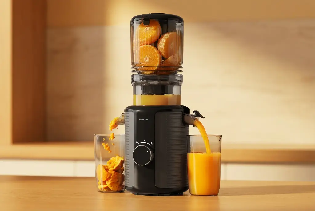 GREEN LION SLOW JUICER PRO COLD PRESS JUICER 1.2L BLACK GNSLOWJU350BK thumbnail 5