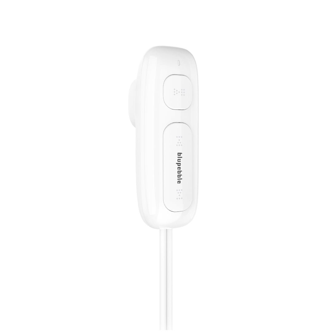 BLUPEBBLE BT CLIP WIRELESS EARPHONE WHITE BP-BTCLIP01-WH thumbnail 5