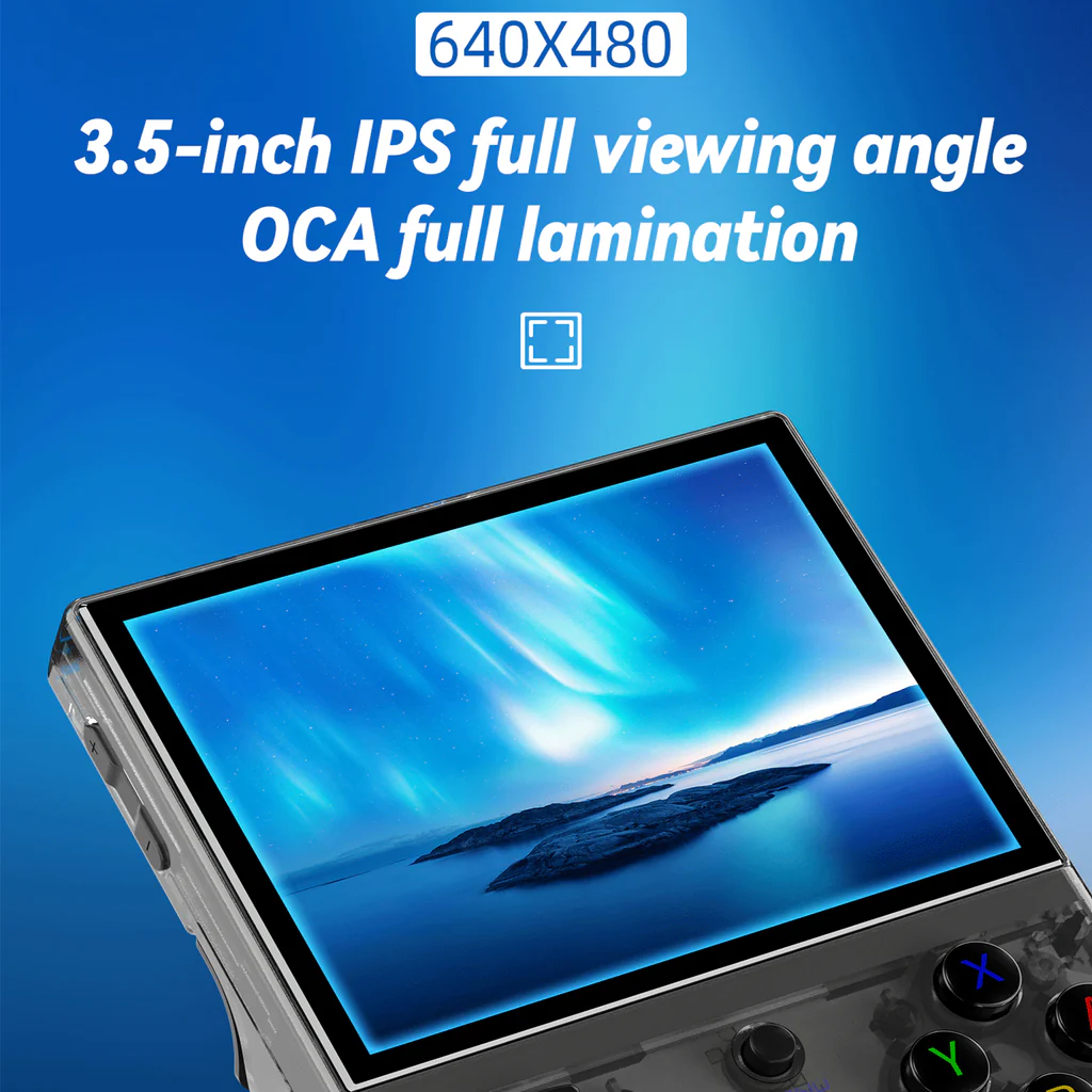 ANBERNIC RG35XX Plus Retro Handheld Game Player - 64-Bit, 64GB TF Card, 5K+ Classic Games, HD Output, Portable Gaming Console for Travel & Kids thumbnail 22