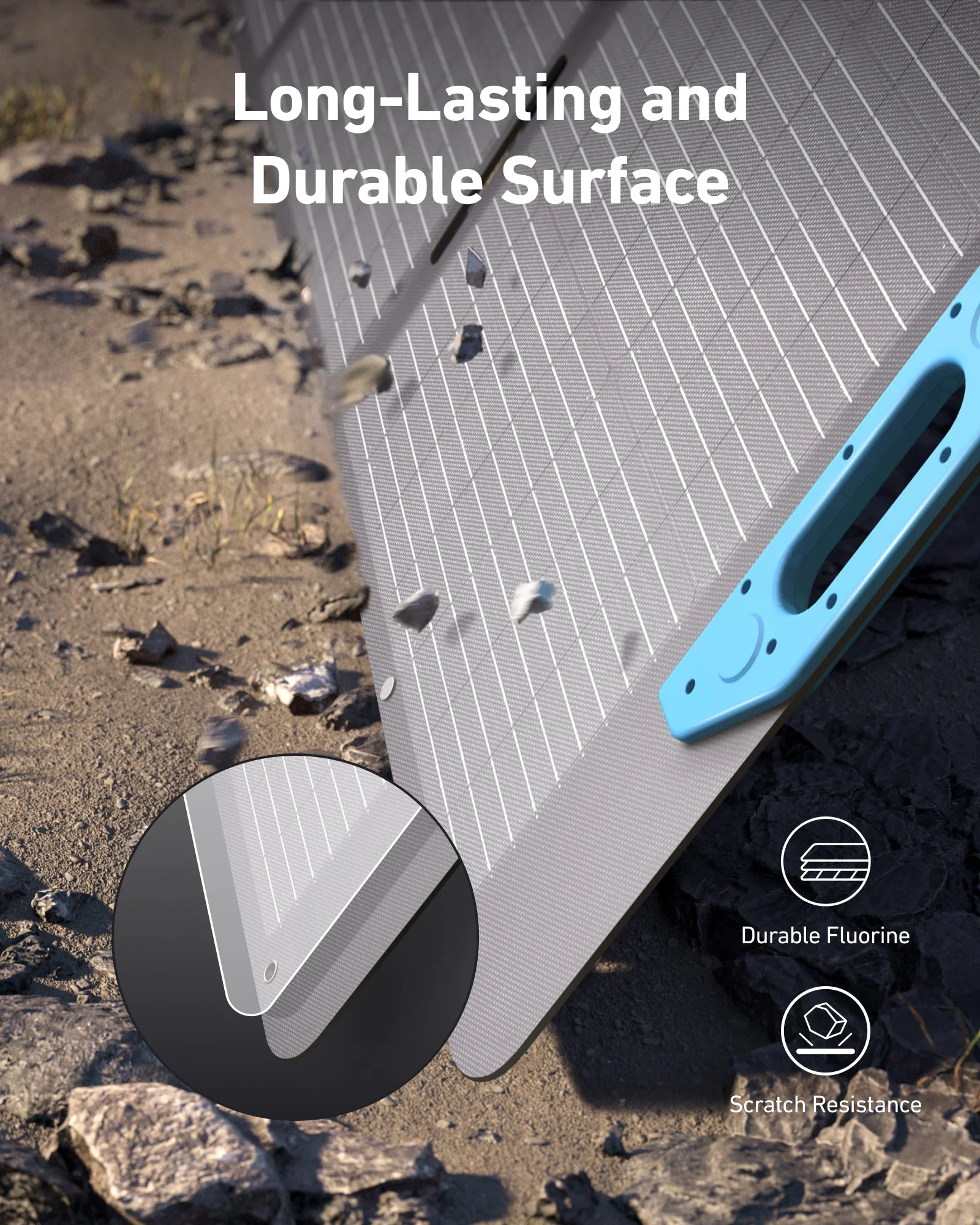 ANKER SOLIX PS200 PORTABLE SOLAR PANEL GRAY 200W A24360A1 thumbnail 9