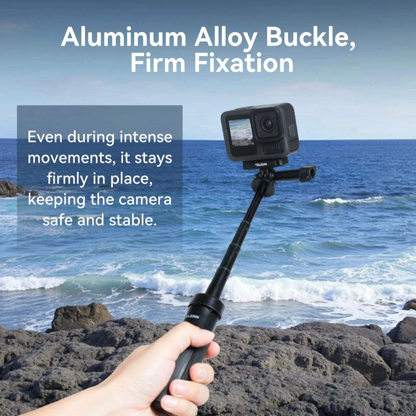 TELESIN GOPRO HERO 13 MAGNETIC RELEASE MOUNT S7-JBK-08-TGP thumbnail 11