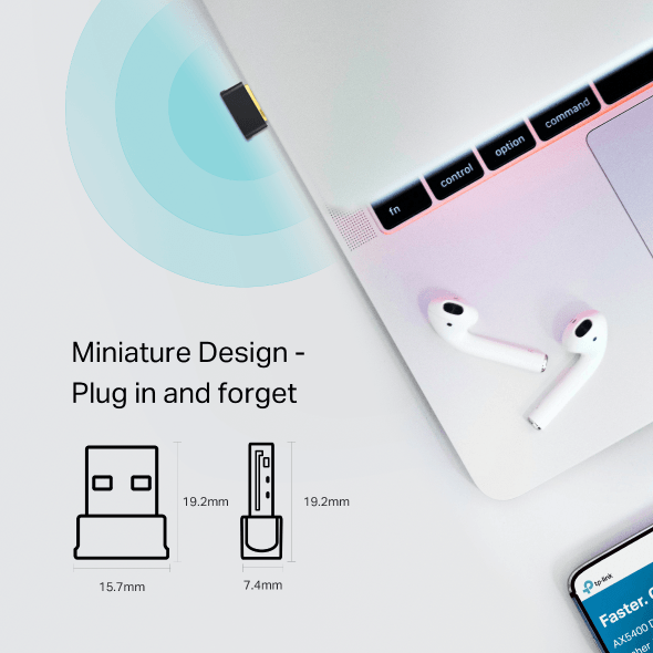 TP-Link Archer AC600 2-in-1 USB WiFi Bluetooth Adapter - T2UB Nano thumbnail 8