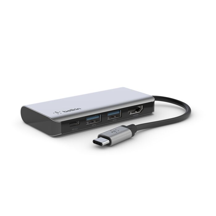 BELKIN CONNECT USB C 4 IN 1 MULTIPORT ADAPTER AVC006BTSGY