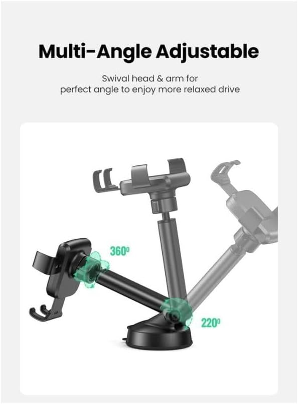UGREEN GRAVITY PHONE HOLDER WITH SUCTION CUP BLACK 60990 thumbnail 10