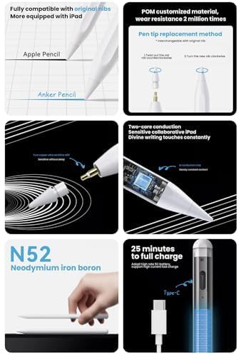 ANKER PENCIL CAPACITIVE STYLUS PURPLE A7168PQ1 thumbnail 5