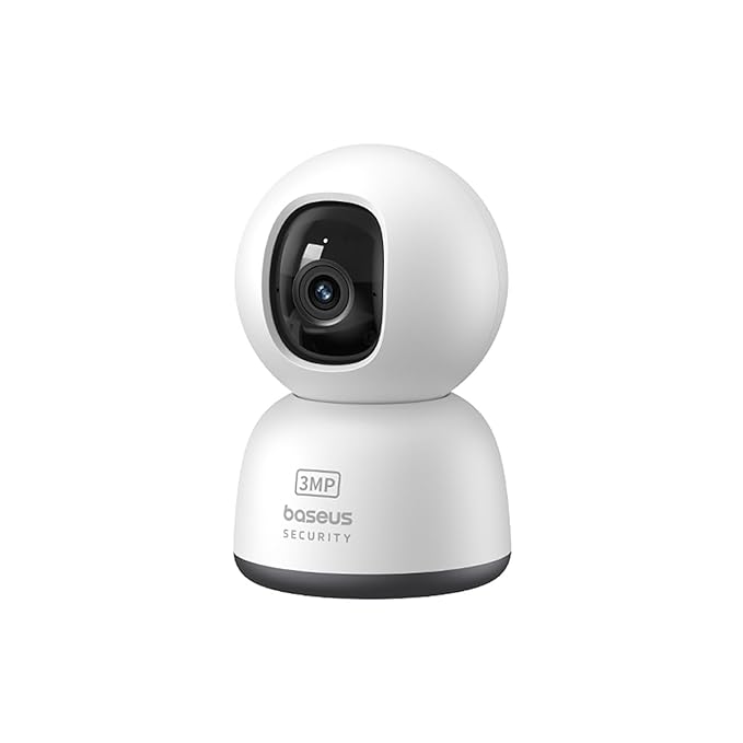 BASEUS SECURITY P1 LITE SERIES INDOOR CAMERA 2K UK MOON WHITE S0TV002133 thumbnail 8