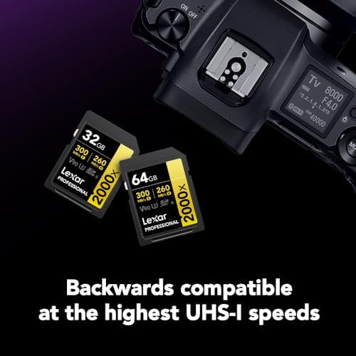 LEXAR PROFESSIONAL 2000X SDHC/SDXC UHS-II CARDS 300MBPS-64GB LSD2000064G-BNNNG thumbnail 9