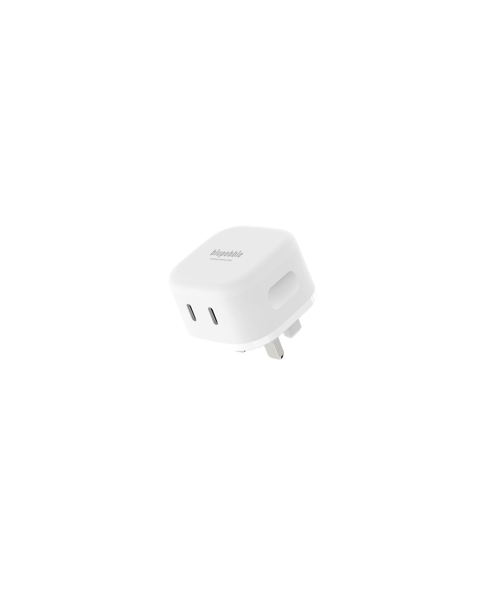 BLUPEBBLE 2 PORT PD GAN FAST CHARGER 45W WHITE BP-PD45GANUK-WH thumbnail 14