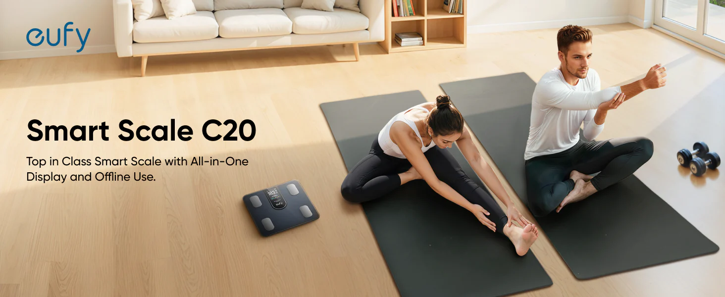 Eufy Smart Scale C20 Black T9130011 thumbnail 4