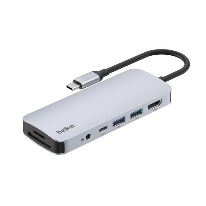 BELKIN USB C 7 IN 1 MULTIPORT ADAPTER UPTO 100W AVC009BTSGY
