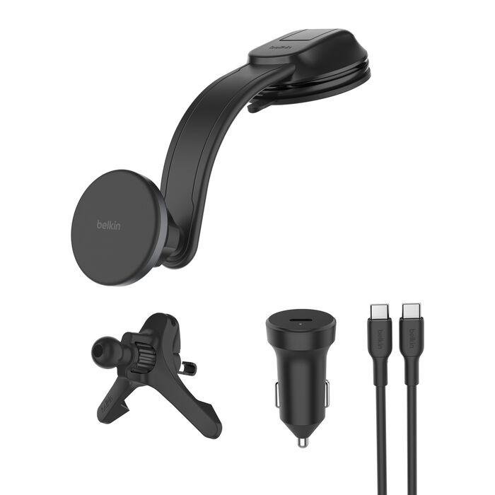 BELKIN BOOSTCHARGE QI2 MAGNETIC CHARGING CAR VENT AND DASH MOUNT BLACK WIC012HQBK thumbnail 15