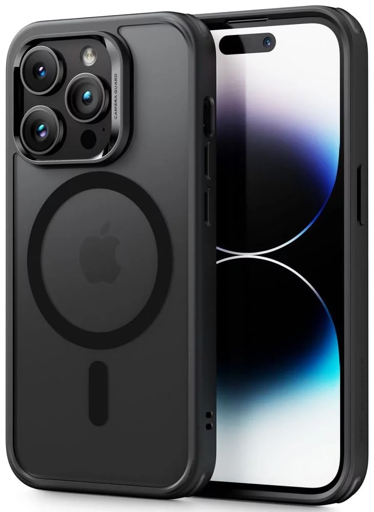 ESR IPHONE 14 PRO AIR ARMOR HALO LOCK PROTECTION MAGNETIC CASE CLEAR BLACK thumbnail 8