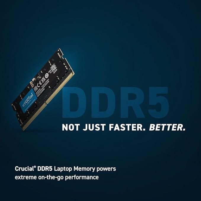 Crucial Laptop RAM DDR5-4800 16GB CB16GS4800 : Upgrade Your Performance thumbnail 3