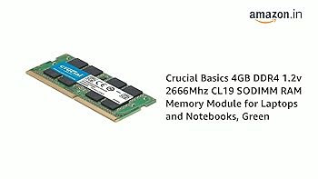 CRUCIAL LAPTOP RAM 4GB DDR4 2666 CB4GS2666 thumbnail 5