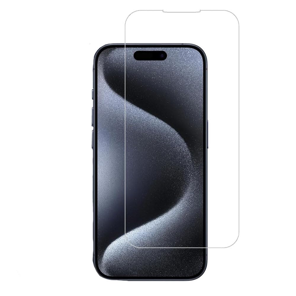 MOCOLL IPHONE 15 PRO MAX 2.5D GLASS SCREEN PROTECTOR BLACK BLC thumbnail 3