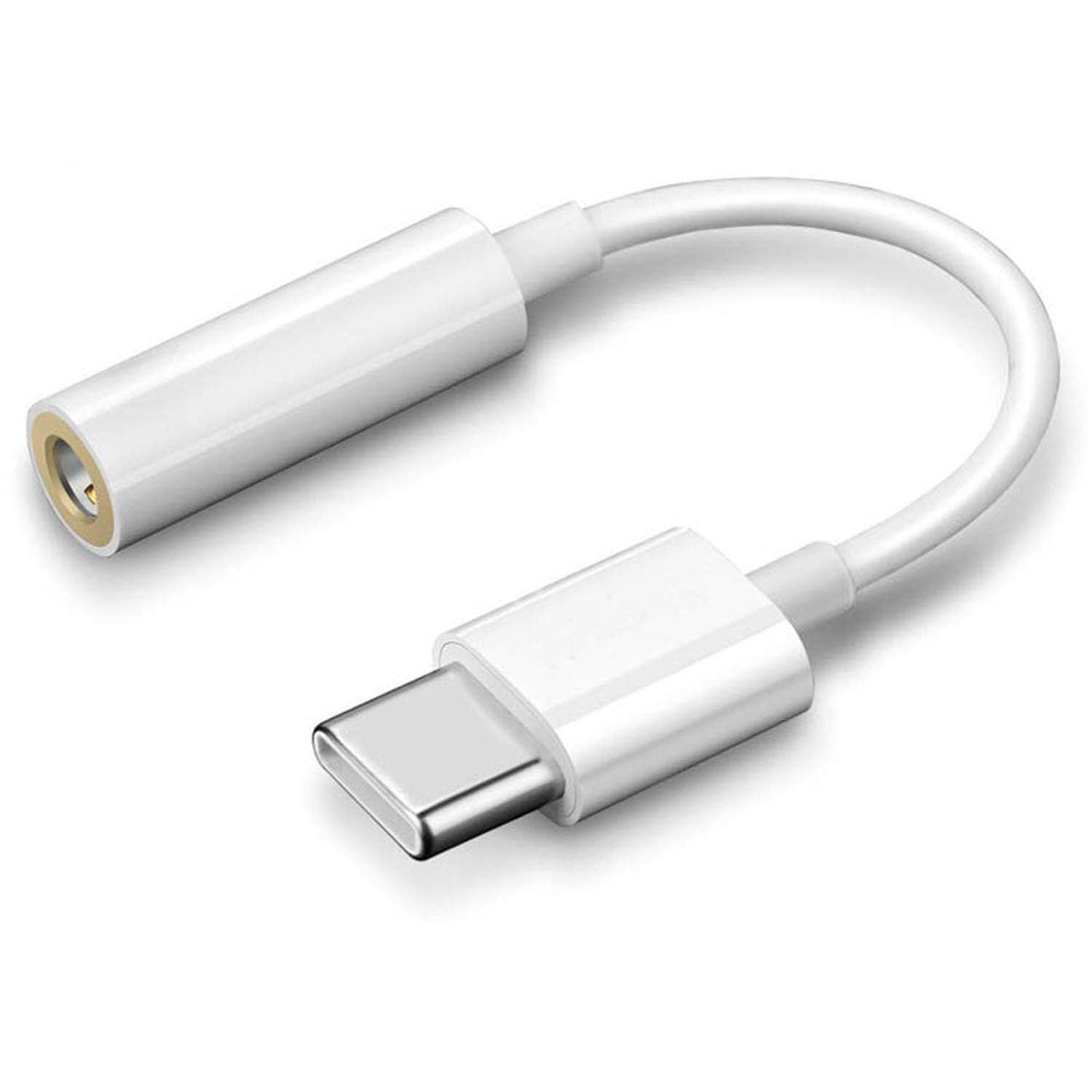TYPE-C TO 3.5MM AUDIO ADAPTER CABLE WHITE