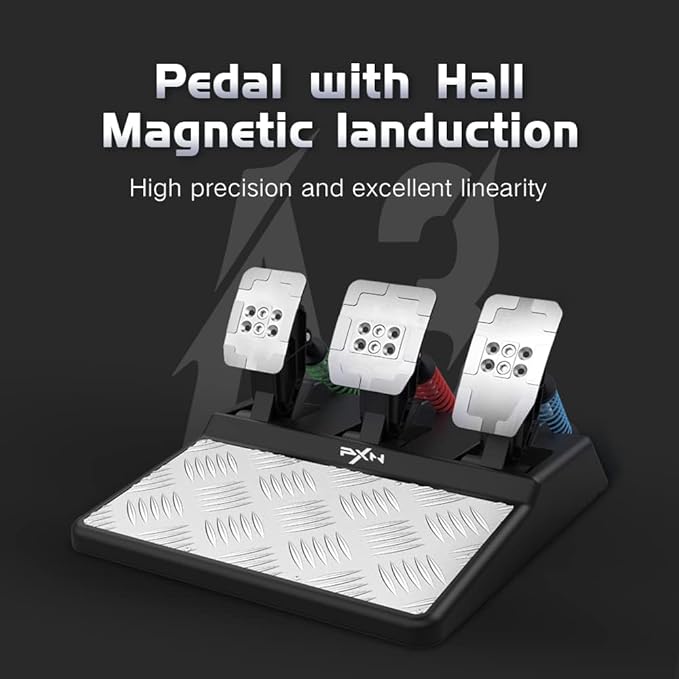 PXN FORCE FEEDBACK STEERING WHEEL PXN-V10 PRO thumbnail 6