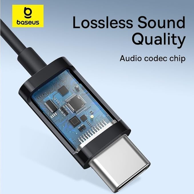 BASEUS ENCOK CZ17 SEMI IN EAR WIRED EARPHONE TYPE C BLACK thumbnail 11