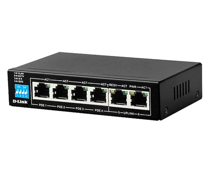 DLINK 6 PORT 10-100 LONG RANGE POE+SURVEILLANCE SWITCH DES-F1006P-E thumbnail 4