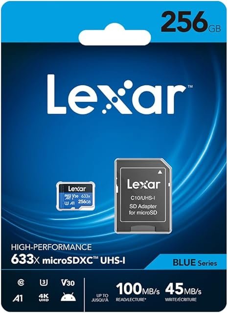 Lexar® High-Performance 633x microSDHC™/microSDXC™ UHS-I Card - Blue Series, Fast and Reliable Storage for Mobile Devices thumbnail 9