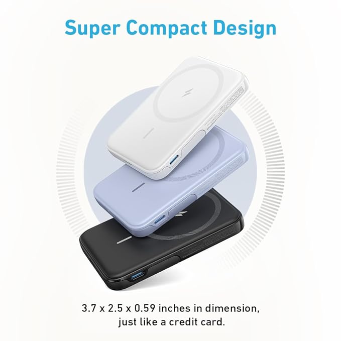 ANKER MAGGO 5000MAH 7.5W POWERBANK WHITE A1618H21 thumbnail 13