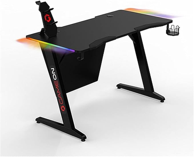 GAMEON RAPTOR RGB GAMING DESK GO-RGB-DESK1 thumbnail 6