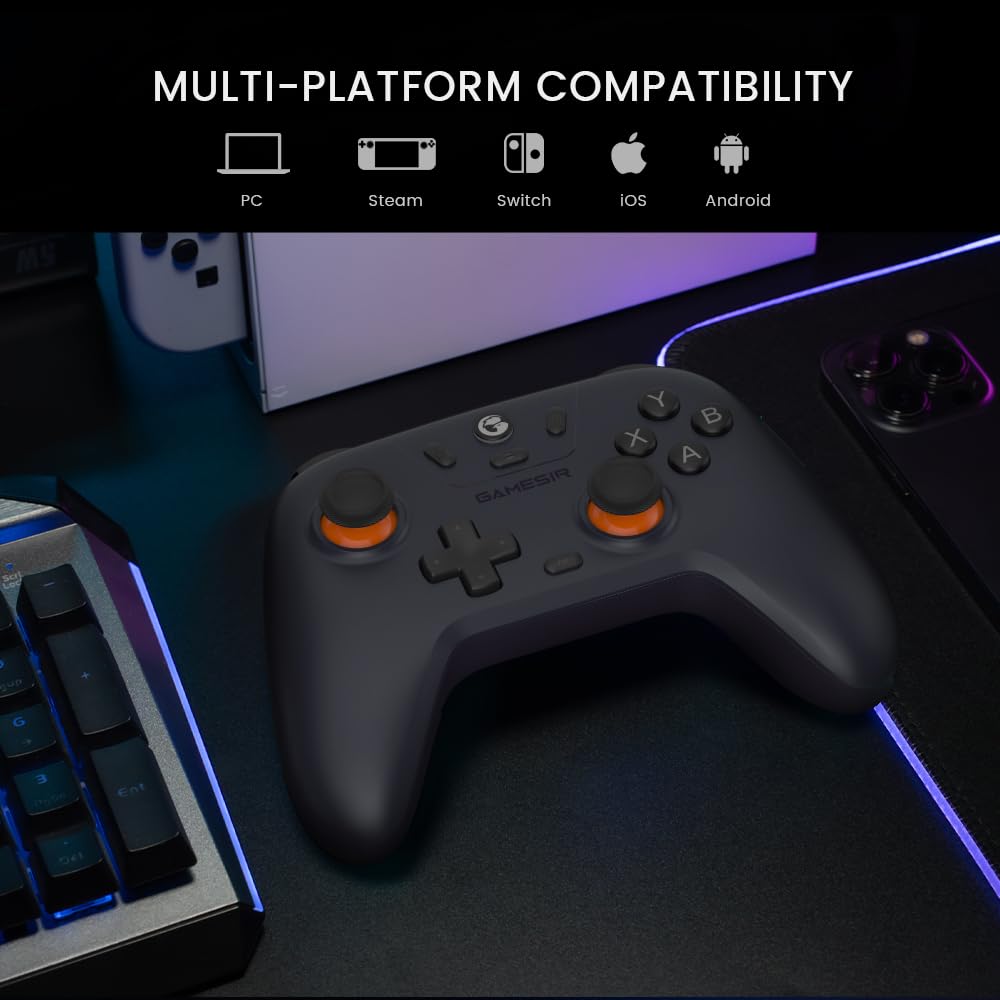 GAMESIR T4 NOVA LITE MULTI PLATFORM WIRELESS GAME CONTROLLER SPACE PURPLE T4N LITE thumbnail 15