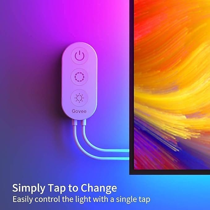 Transform Your TV Viewing Experience with the Govee RGB LED TV Backlight with Remote - H6179 thumbnail 9