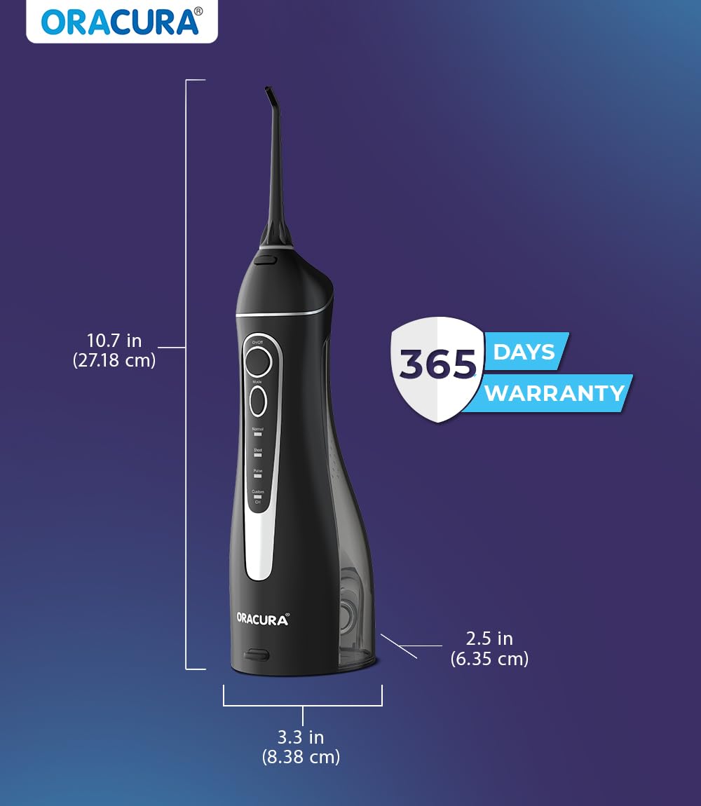INTELLIGENT WATER FLOSSER WITH 4 NOZZLE L8 BLACK thumbnail 15