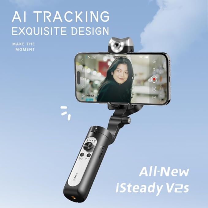 HOHEM ISTEADY V2 AI TRACKING SMARTPHONE GIMBAL BLACK thumbnail 4