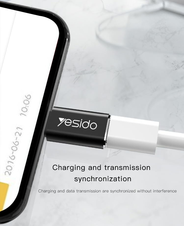 YESIDO TYPE C TO LIGHTNING CONNECTOR ADAPTER GS03 thumbnail 10