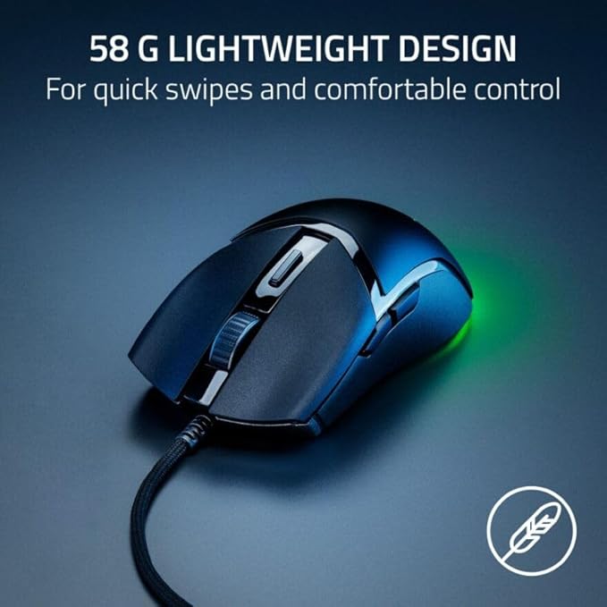 RAZER COBRA LIGHTWEIGHT WIRED GAMING MOUSE RZ01-04650100-R3M1 thumbnail 9