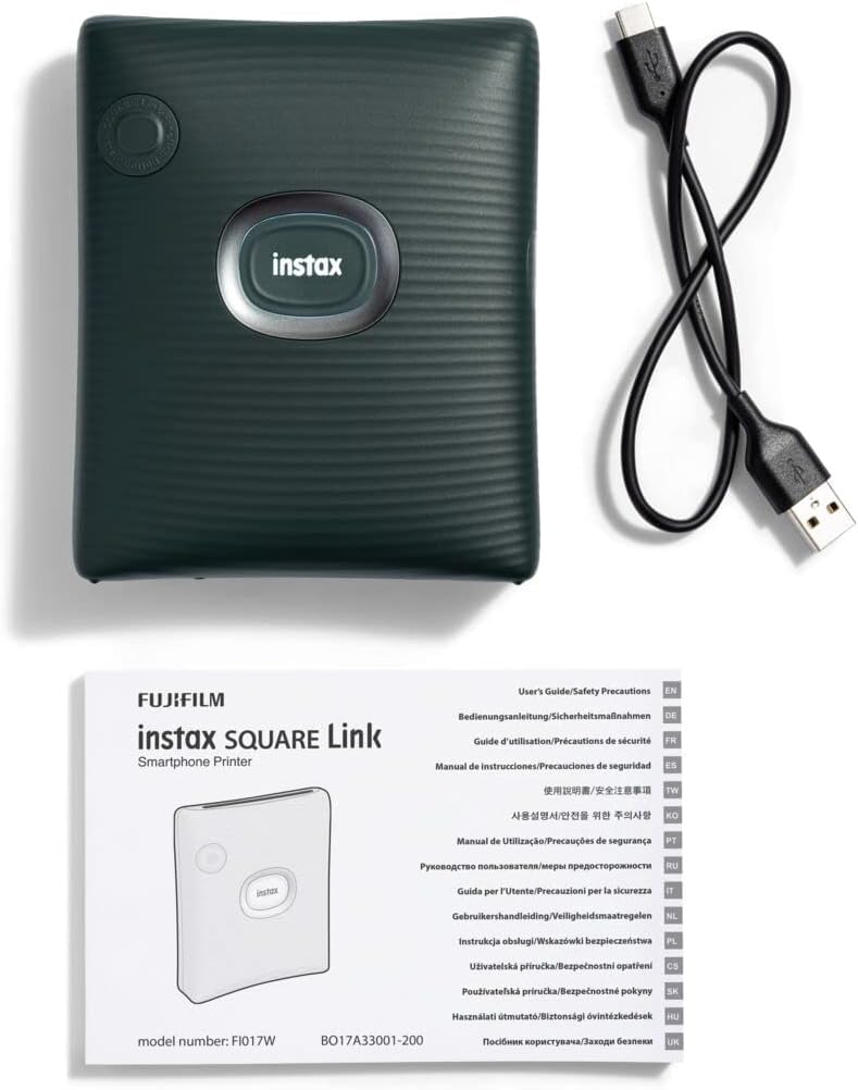 FUJIFILM INSTAX SQUARE LINK SMARTPHONE PRINTER MIDNIGHT GREEN thumbnail 15