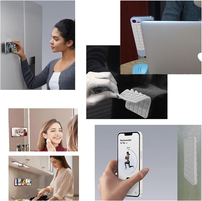 DOUBLE SIDED SUCTION CUP PHONE HOLDER GRAY thumbnail 6