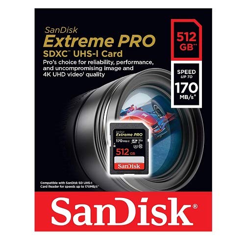SANDISK EXTREME PRO SDXC UHS-I CARD 512GB 170MB/S SDSDXXY-512G-GN4IN thumbnail 7