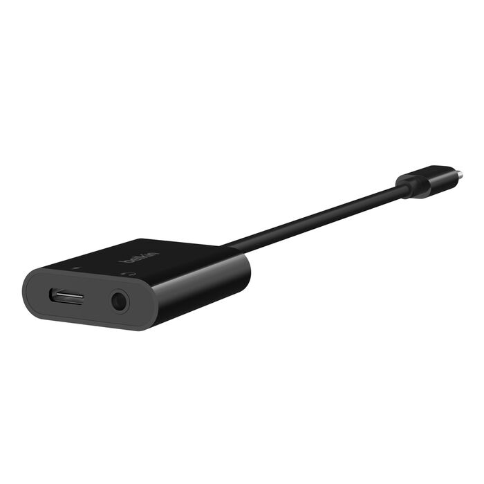 BELKIN 3.5MM AUDIO/USB-C CHARGE ADAPTER 60W NPA004BTBK thumbnail 6