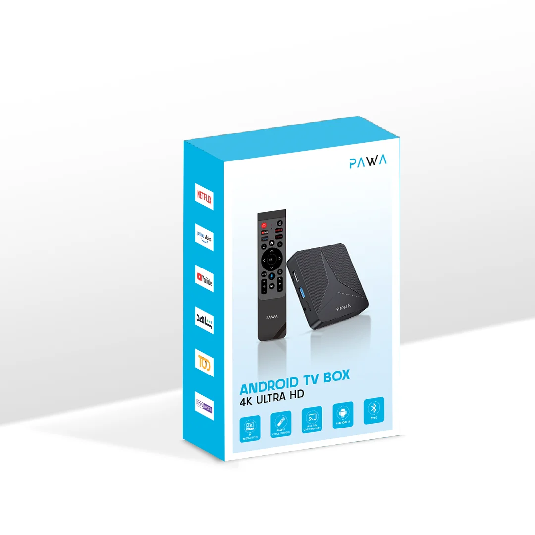 PAWA ANDROID TV BOX 4K ULTRA HD BLACK PW-ATVBX44-BK thumbnail 13