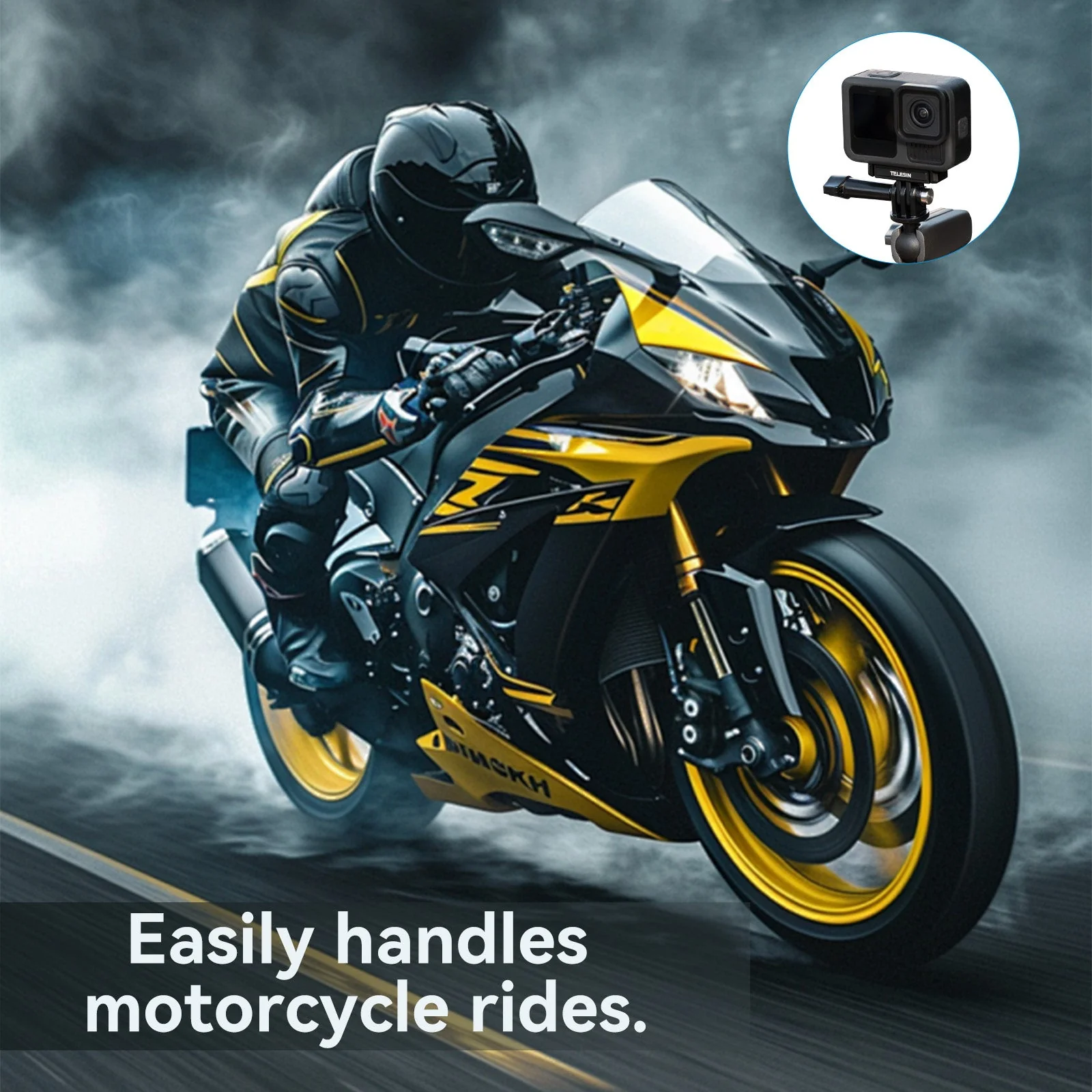 TELESIN GOPRO HERO 13 MAGNETIC RELEASE MOUNT S7-JBK-08-TGP thumbnail 13