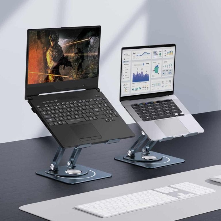 BASEUS ULTRASTABLE PRO SERIES ROTATABLE AND FOLDABLE LAPTOP STAND SPACE GRAY thumbnail 11