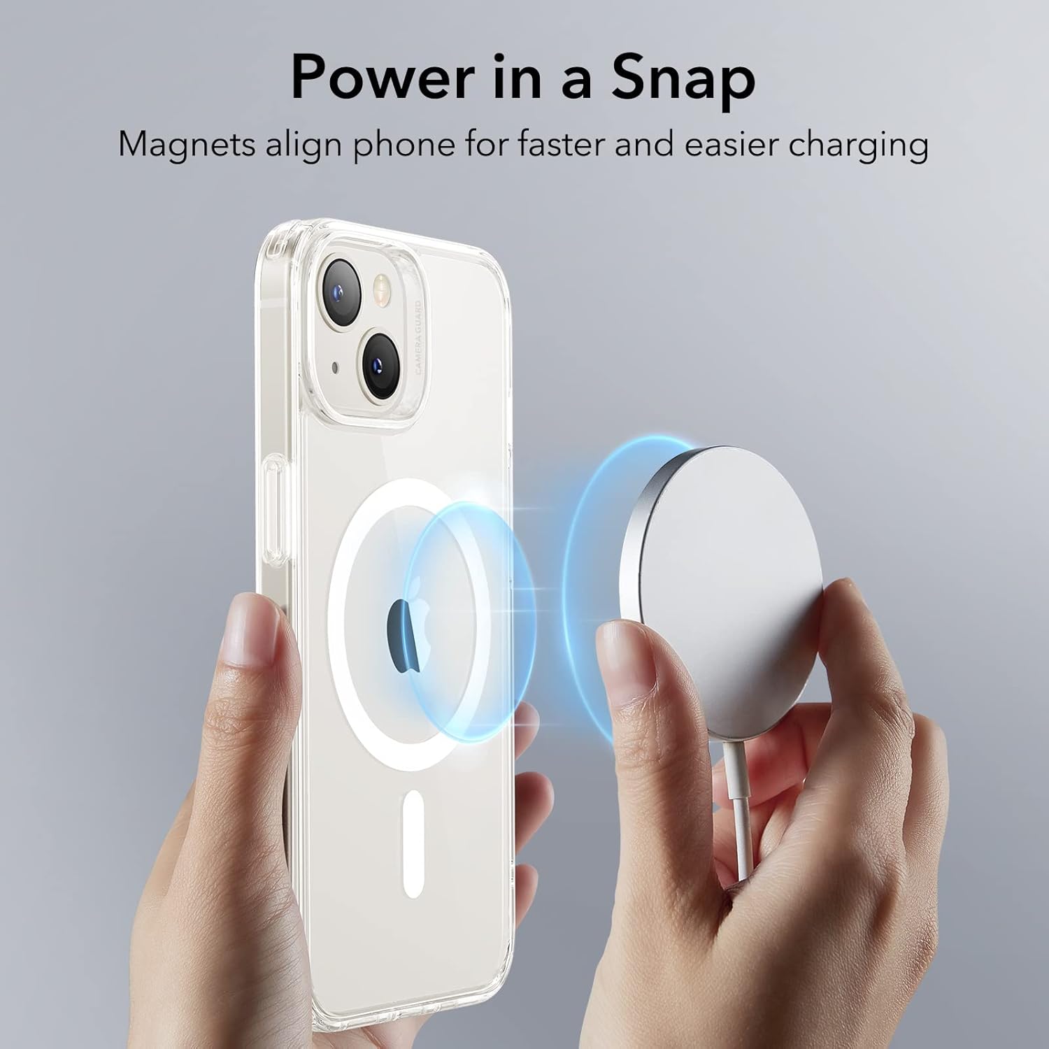 ESR IPHONE 14 PLUS AIR ARMOR HALO LOCK PROTECTION MAGNETIC CASE CLEAR thumbnail 11