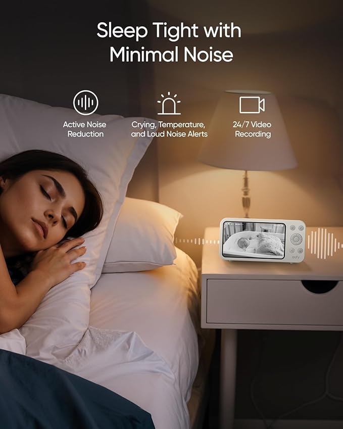 EUFY CAM E20 BABY MONITOR WHITE E8352221 thumbnail 10
