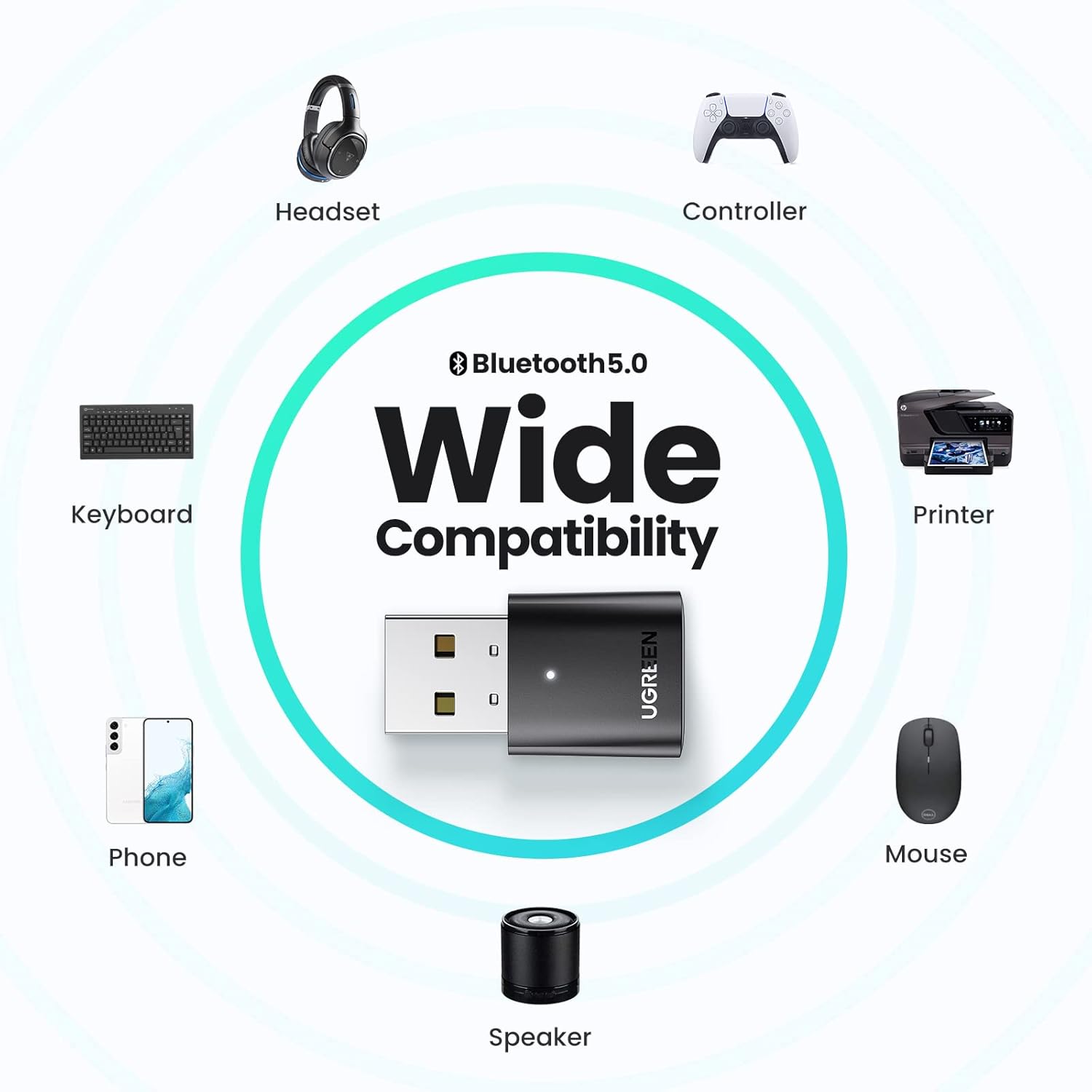UGREEN USB BLUETOOTH 5.0 ADAPTER 80889 thumbnail 13