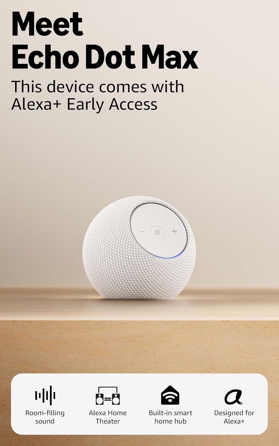 AMAZON ECHO DOT MAX SPEAKER WITH ALEXA WHITE MA49CA thumbnail 10