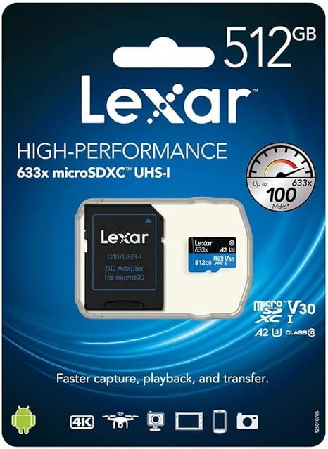 Lexar® High-Performance 633x microSDHC™/microSDXC™ UHS-I Card - Blue Series, Fast and Reliable Storage for Mobile Devices thumbnail 12
