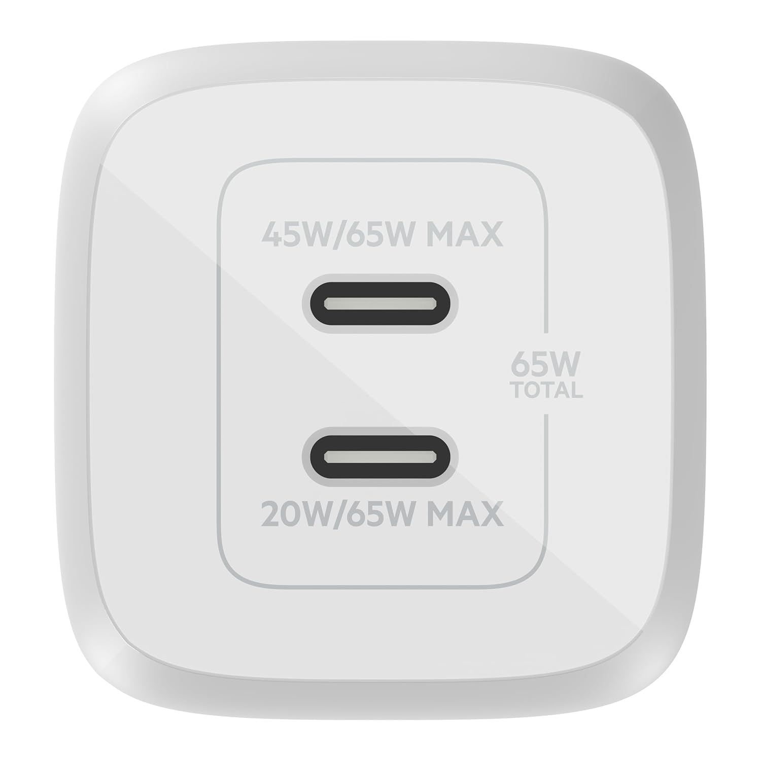 BELKIN BOOSTCHARGE COMPACT 45W USB C WALL CHARGER WHITE WCA013MYWH thumbnail 8