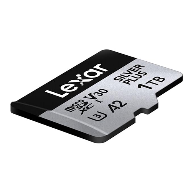 LEXAR PROFESSIONAL SILVER PLUS MICROSDXC UHS-I CARDS 205MB/S-1TB LMSSIPL001T-BNANG thumbnail 12