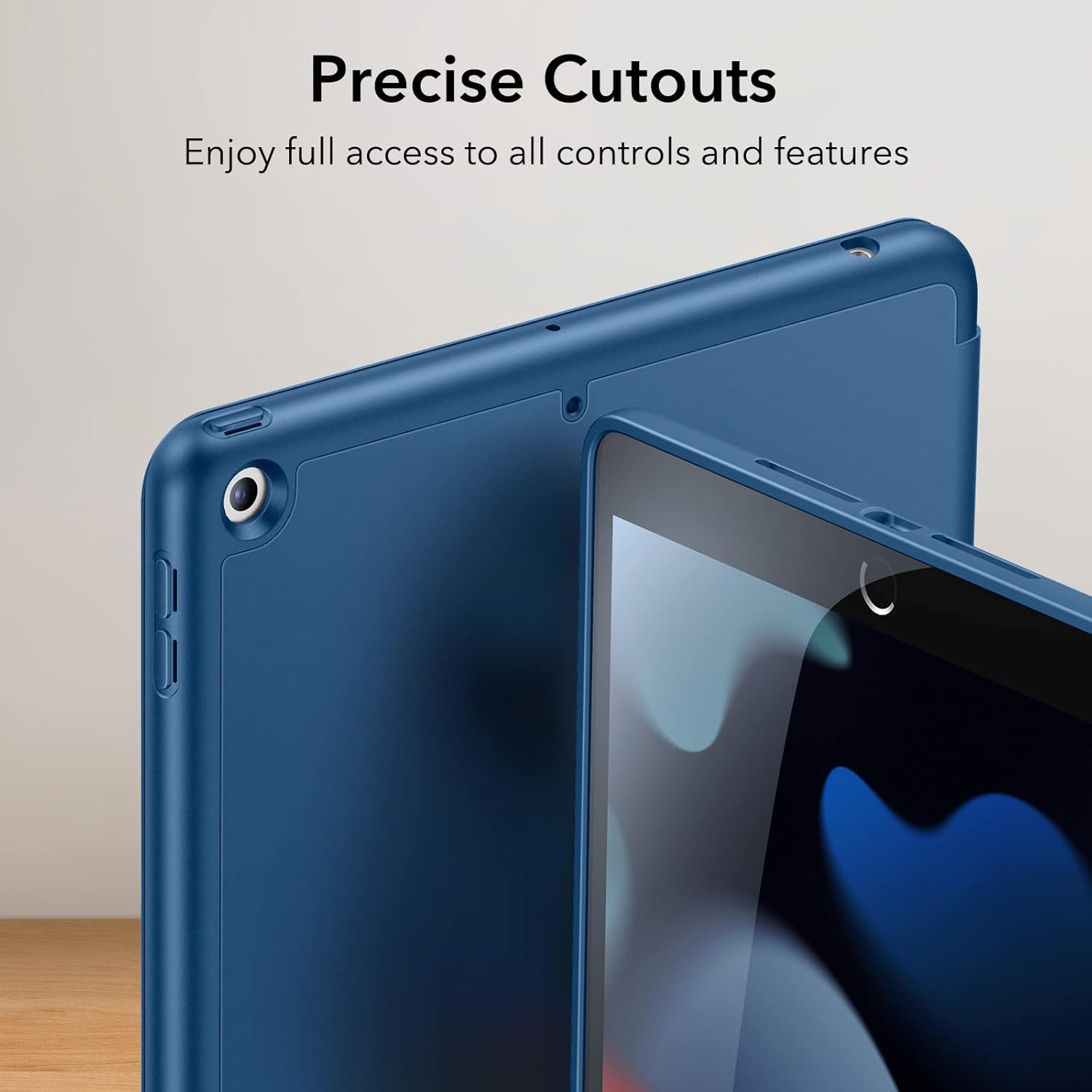 ESR IPAD 8/7 URBAN FOLIO CASE WITH PENCIL HOLDER BLUE thumbnail 7
